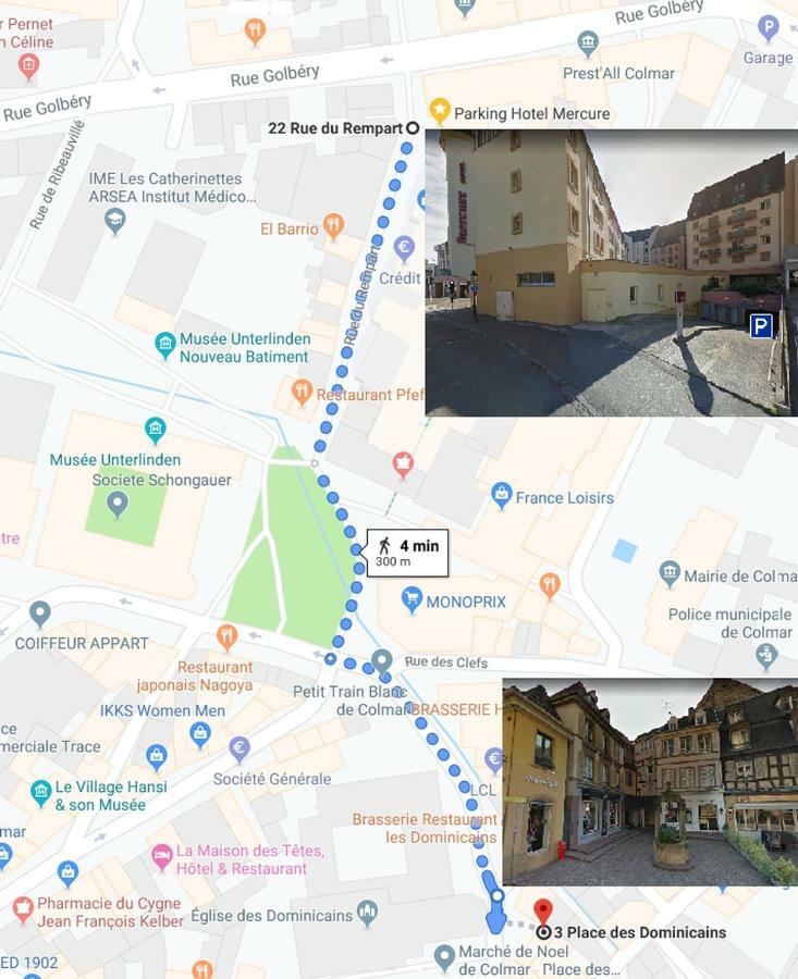 Duplex Des Dominicains - 1 Parking Gratuit - Hypercentre 6 Personnes Appartement Colmar Buitenkant foto